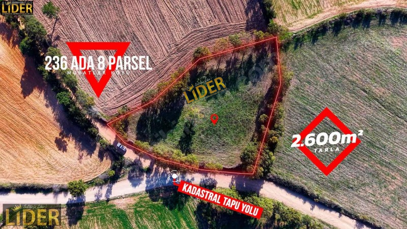 LİDER GYO BAYRAMİÇ MURATLAR 2.600 m² KAYMAK GİBİ HOBİ BAHÇESİ!